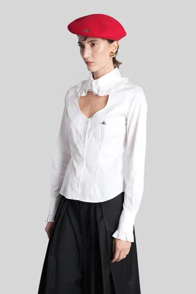 Vivienne Westwood Toulouse Frill Shirt In Gray