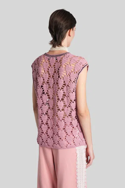Benmoyal Vest In Pink