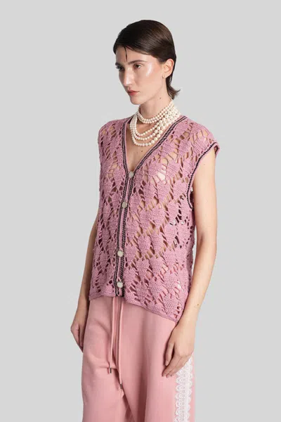 Benmoyal Vest In Pink