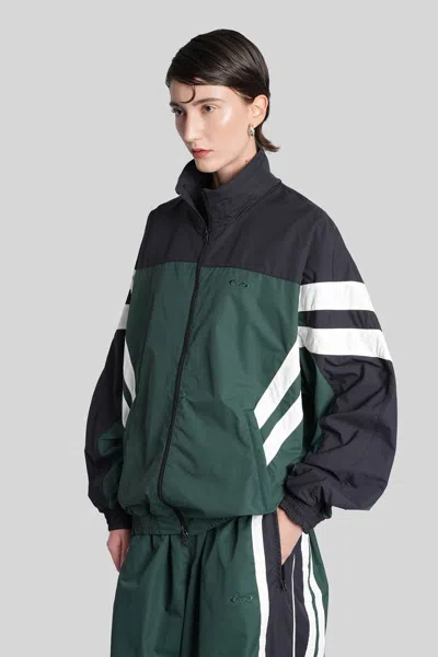 Vetements Sweatshirt In Green Nylon In Green