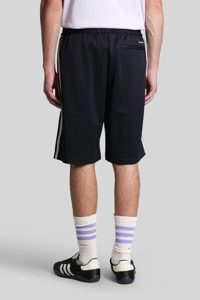 Adidas Originals By Wales Bonner Twill Short Shorts In Black Polyester In Black