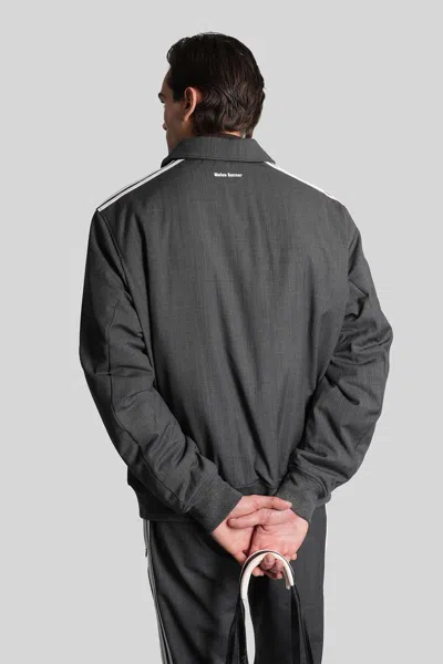 Adidas Originals By Wales Bonner Wool Blouson Casual Jacket In Grey Polyester In Gray