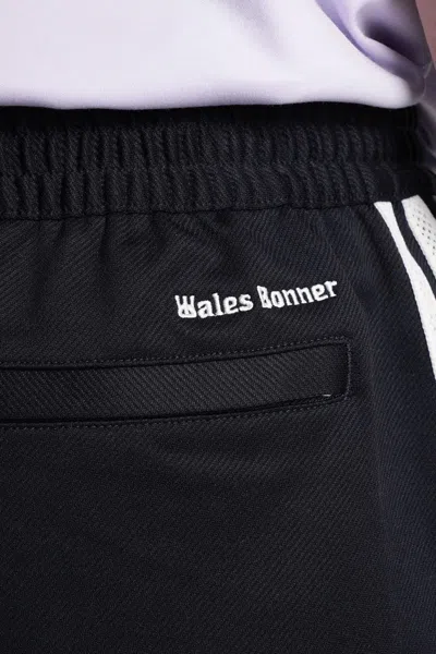 Adidas Originals By Wales Bonner Twill Short Shorts In Black Polyester In Black