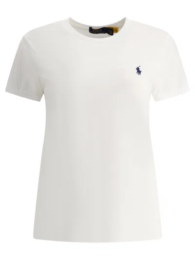 Polo Ralph Lauren Cotton Jersey T-shirt T-shirts White In White
