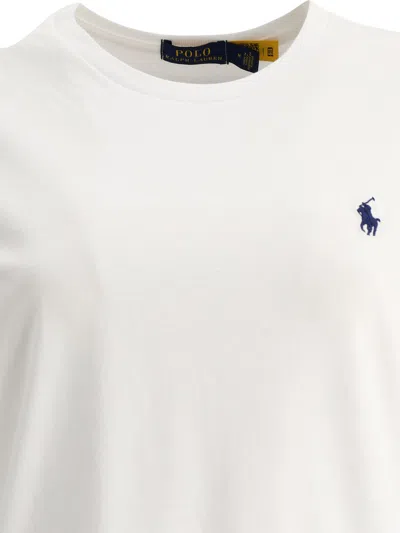 Polo Ralph Lauren Cotton Jersey T-shirt T-shirts White In White