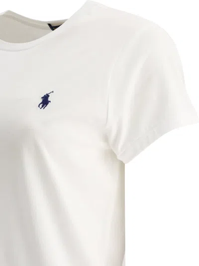 Polo Ralph Lauren Cotton Jersey T-shirt T-shirts White In White