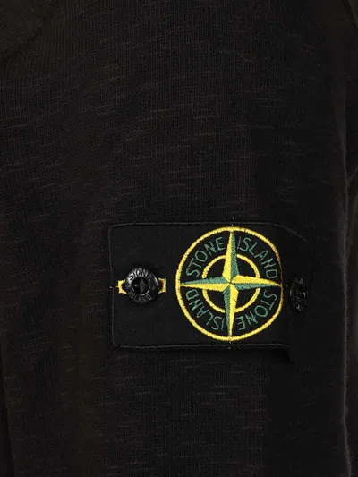 Stone Island Crewneck Sweatshirt Sweatshirts Black In Black