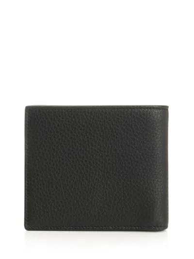 Saint Laurent Tiny Cassandre Wallet In Black