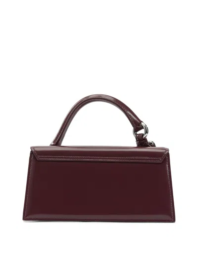 Jacquemus Le Chiquito Long Handbags Bordeaux In Burgundy