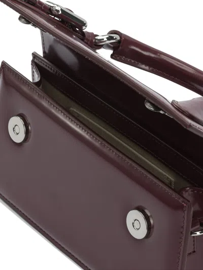 Jacquemus Le Chiquito Long Handbags Bordeaux In Burgundy