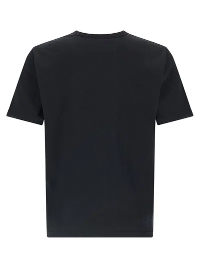 C.p. Company Men Logo T-shirt In Black