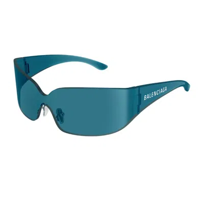 Balenciaga Bb0421s Linea Extreme Sunglasses In Blue