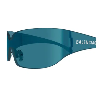 Balenciaga Bb0421s Linea Extreme Sunglasses In Blue