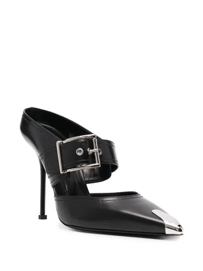 Alexander Mcqueen Dolce & Gabbana Black Mun Viscose Shoes In Black