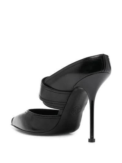 Alexander Mcqueen Dolce & Gabbana Black Mun Viscose Shoes In Black