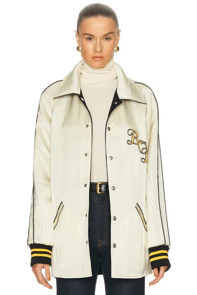 Bode Monogram Snap Reversible Jacket In Black