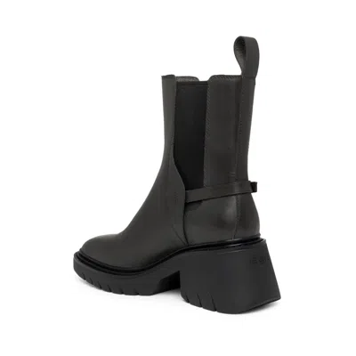 Ash Fendi Cappuc Bc Tof Calf Leather Belts In Black