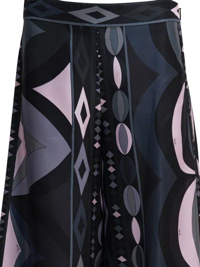 Pucci Jean Paul Gaultier Printed Cotton Sarong In Blue