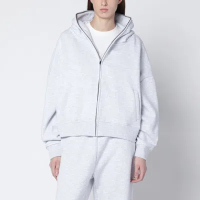 Entire Studios Light Gray Zip Sweatshirt In Gray