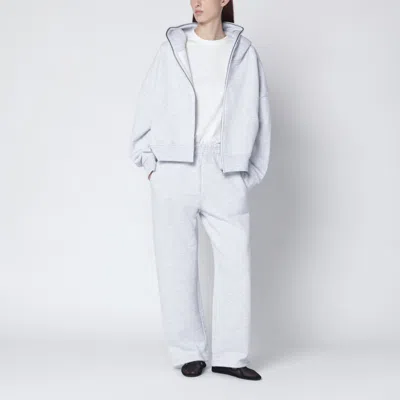 Entire Studios Light Gray Zip Sweatshirt In Gray