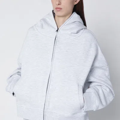 Entire Studios Light Gray Zip Sweatshirt In Gray