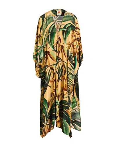 Farm Rio Patterned Jacket In Green