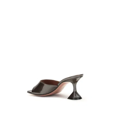 Amina Muaddi Lupita Sandals In Brown