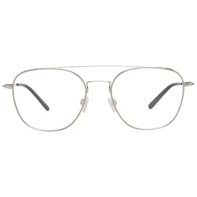 Bally Gray Men Optical Frames In Metallic