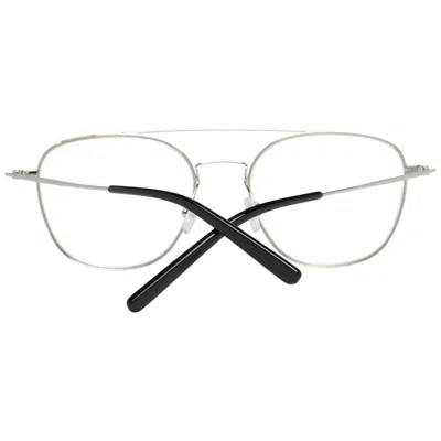 Bally Gray Men Optical Frames In Metallic