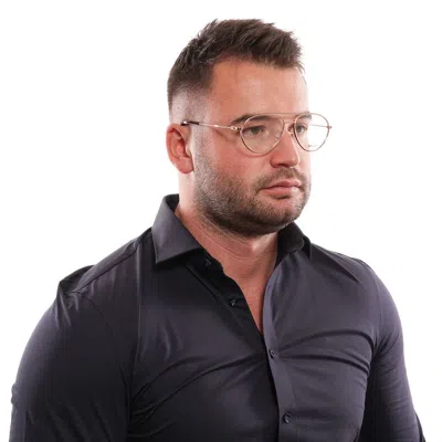 Bally Rose Gold Men Optical Frames In Gold