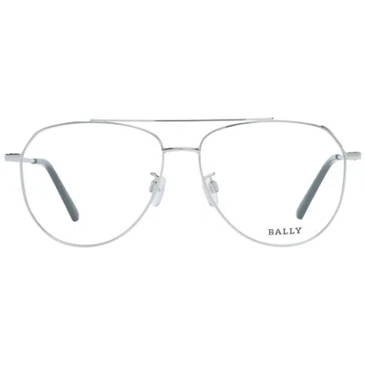 Bally Silver Metal Glasses  (frames) In Silver