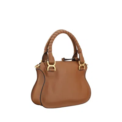 Chloé Brown Calf Leather Bos Taurus Shoulder Women's Bag In Brown
