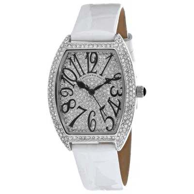 Christian Van Sant Women's White Dial Watch In Silver