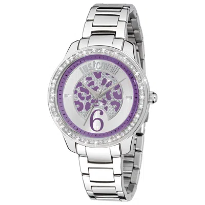 Just Cavalli Shiny Crystals Women's Watch In Gray