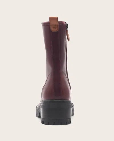 Gentle Souls Bailah Platform Bootie In Burgundy