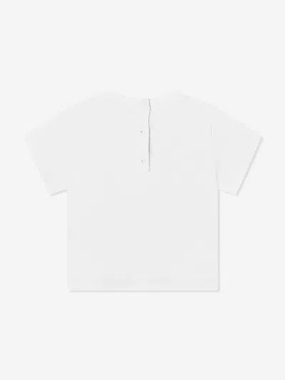 Balmain Baby Boys Logo T-shirt In White