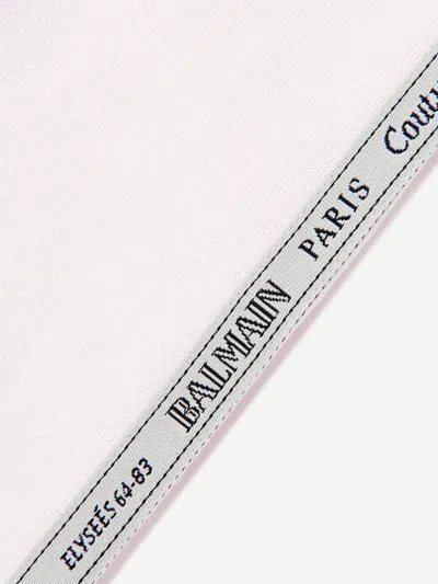 Balmain Baby Girls Logo Tape Joggers In Pink