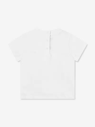 Balmain Baby Logo T-shirt In White