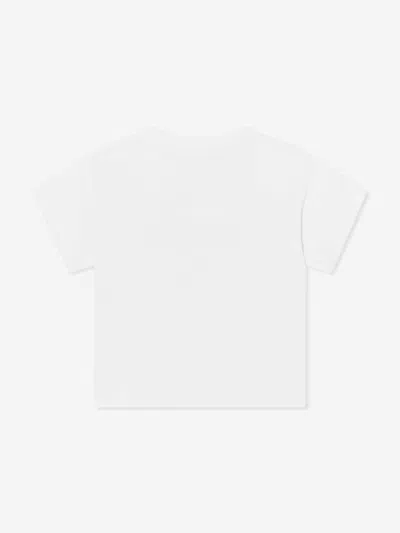 Balmain Boys Logo T-shirt In White