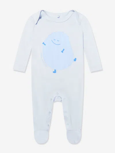 Stella Mccartney Baby Boys Jersey Babygrow Set In Blue