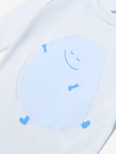 Stella Mccartney Baby Boys Jersey Babygrow Set In Blue