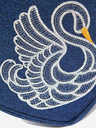 Stella Mccartney Girls Swan Heart Shoulder Bag In Multi