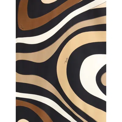 Pucci Multicolor Silk Casual Dress In Multi