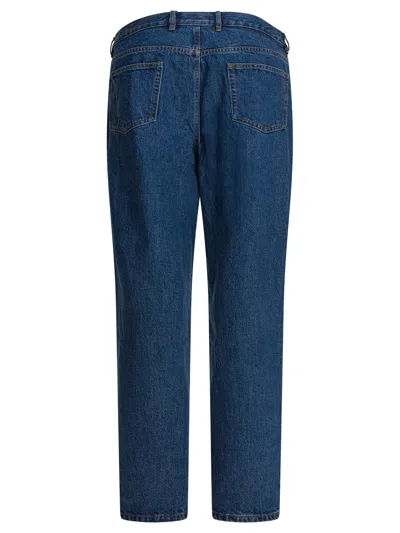 Apc A.p.c. Martin 5-pocket Straight-leg Jeans In Blue