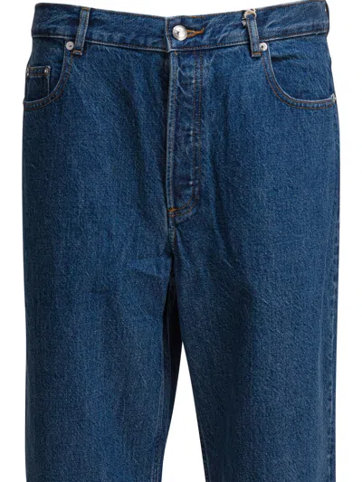 Apc A.p.c. Martin 5-pocket Straight-leg Jeans In Blue