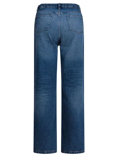 Apc A.p.c. "elisabeth" Jeans In Blue