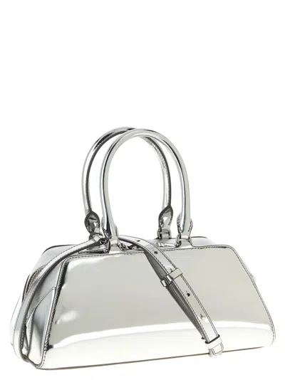 Givenchy Antigona East-west Small Handbag In Silver