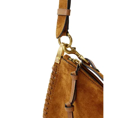 Isabel Marant Marant Oskan Zip Around Shoulder Bag With Soft Design In Brown