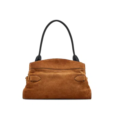 Marc Jacobs The Satchel Suede Leather Shoulder Bag