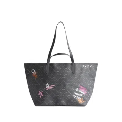 Zadig & Voltaire Womens Road Z Shopper Xl Coated-canvas Tote Bag In Gray